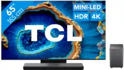 Coolblue TCL QD Mini-LED 65C803 (2023) + TCL S55H 2.1 Barre de Son aanbieding