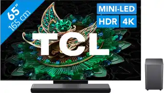 Coolblue TCL Mini-Led 65C71N + TCL S55H 2.1 Barre de Son aanbieding