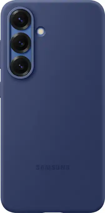 Coolblue Samsung Galaxy S25 Back Cover Silicone Bleu aanbieding