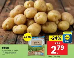 Lidl Bintjes aanbieding