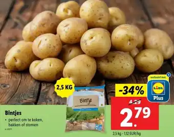 Lidl Bintjes aanbieding