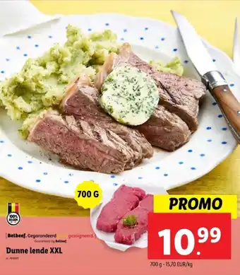 Lidl Dunne lende XXL aanbieding