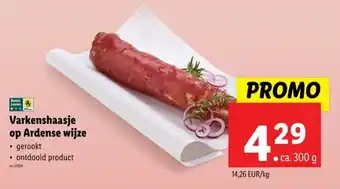 Lidl Varkenshaasje op ardense wijze aanbieding