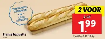 Lidl Franse baguette aanbieding