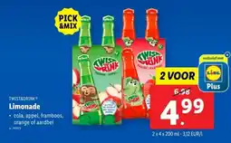 Lidl Twist&drink limonade aanbieding