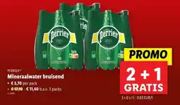 Lidl Perrier mineraalwater bruisend aanbieding