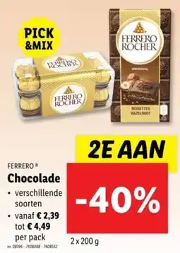 Lidl Ferrero Chocolade aanbieding