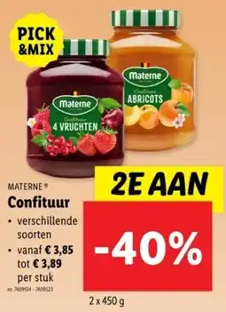 Lidl Materne ConfituConfiture aanbieding