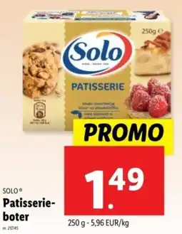 Lidl Solo Patisserie boter aanbieding