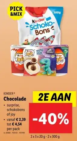 Lidl Kinder Chocolade aanbieding