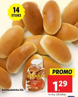 Lidl Botersandwiches XXL aanbieding