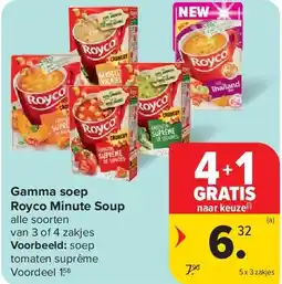 Carrefour Gamma soep Royco Minute Soup aanbieding