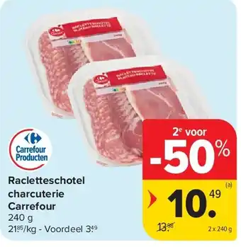 Carrefour Racletteschotel charcuterie Carrefour aanbieding