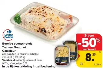 Carrefour Bereide ovenschotels Traiteur Gourmet Carrefour aanbieding