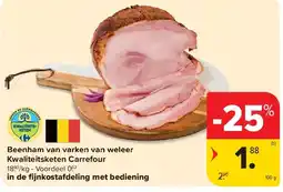 Carrefour Beenham van varken van weleer Kwaliteitsketen Carrefour aanbieding