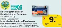 Carrefour Noorse gerookte zalm Kwaliteitsketen Carrefour aanbieding