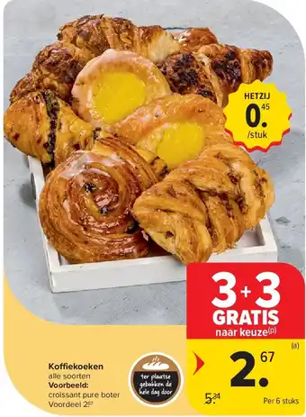 Carrefour Koffiekoeken aanbieding