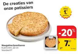 Carrefour Nougatine/bresilienne aanbieding