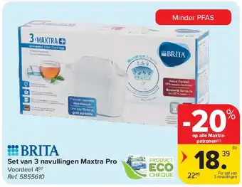 Carrefour Set van 3 navullingen Maxtra Pro aanbieding