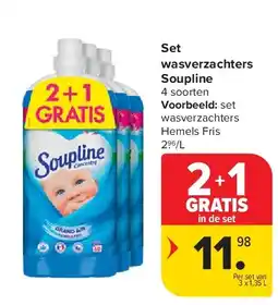 Carrefour Set wasverzachters Soupline aanbieding