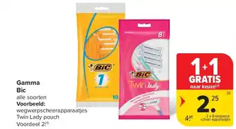 Carrefour Gamma Bic aanbieding