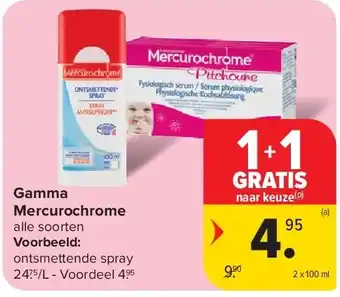 Carrefour Gamma Mercurochrome aanbieding