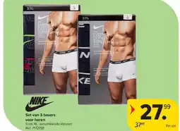 Carrefour Set van 3 boxers voor heren aanbieding