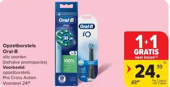 Carrefour Opzetborstels Oral-B aanbieding