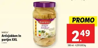 Lidl Baresa Artisjokken in partjes XXL aanbieding