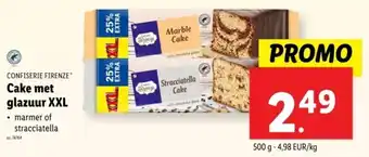 Lidl Confiserie Firenze Cake met Glazuur XXL aanbieding