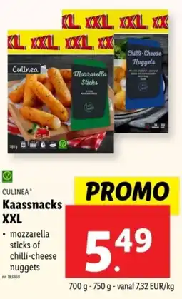 Lidl Culinea Kaassnacks XXL aanbieding