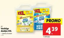 Lidl WS Vochtige doekjes XXL aanbieding