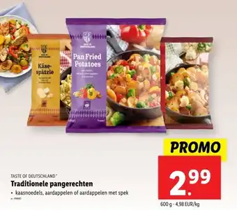 Lidl Taste of Deutschland Traditionele Pangerechten aanbieding