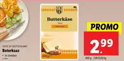 Lidl Taste of Deutschland Boterkaas aanbieding