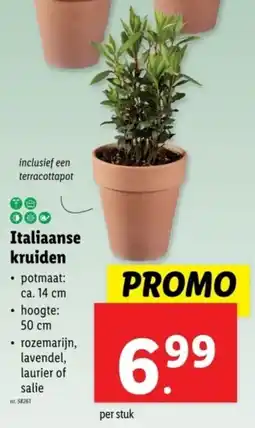 Lidl Italiaanse Kruiden aanbieding