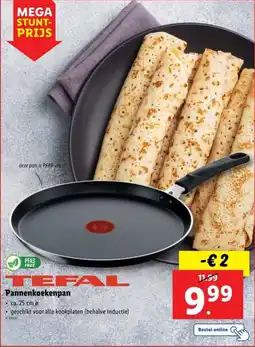 Lidl Tefal Pannenkoekenpan aanbieding