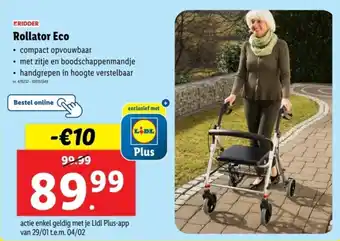 Lidl Rollator Eco aanbieding