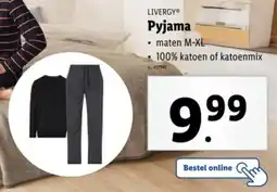 Lidl Livergy Pyjama aanbieding