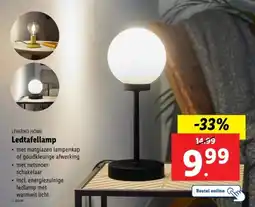 Lidl Livarno home Ledtafellamp aanbieding