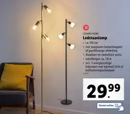 Lidl Livarno Home Ledstaanlamp aanbieding