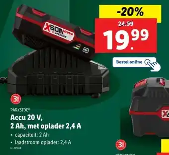 Lidl Parkside Accu 20 V aanbieding