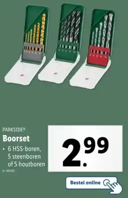 Lidl Parkside Boorset aanbieding