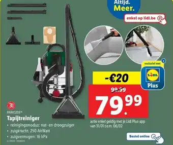 Lidl Parkside Tapijtreiniger aanbieding