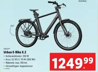 Lidl Crivit Urban E-Bike X.2 aanbieding