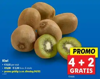 Lidl Kiwi aanbieding