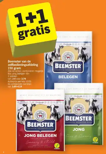 Albert Heijn Beemster van de zelfbedieningsafdeling aanbieding