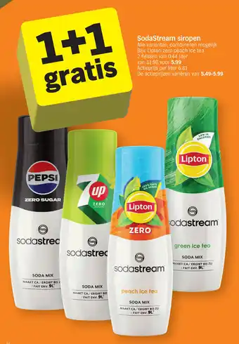 Albert Heijn SodaStream siropen aanbieding