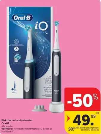 Carrefour Elektrische tandenborstel Oral-B aanbieding