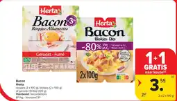 Carrefour Market Bacon Herta aanbieding