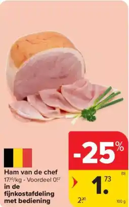 Carrefour Market Ham van de chef aanbieding